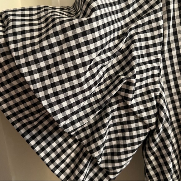 NY Collection Plus Size Cotton Gingham Wrap Dress – Size 2X - Picture 7 of 10